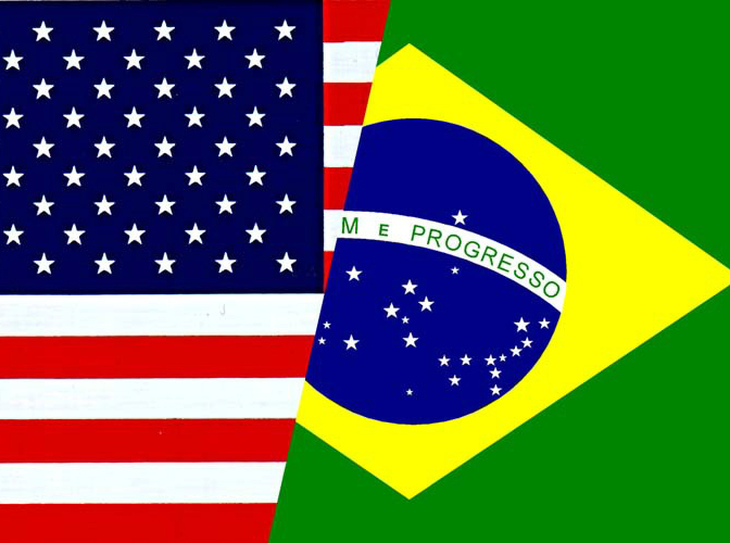Brasileiros X americanos