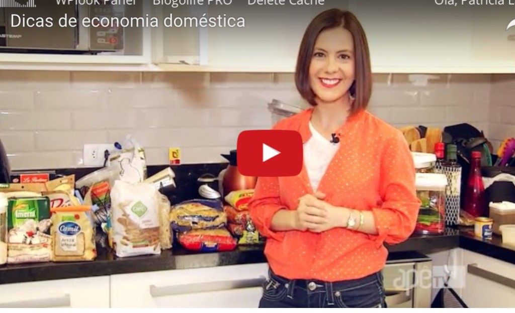 Vídeo novo: dicas de economia doméstica